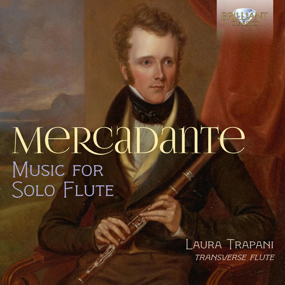 the album cover for Mercadante / Trapani - Music For Solo Flute
