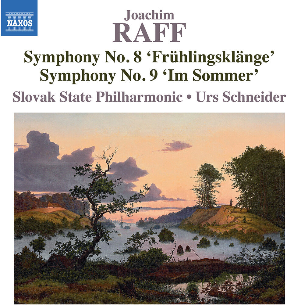 the album cover for Raff / Slovak State Philharmonic Orchestra - Symphonies Nos. 8 Fruhlingsklange & 9 Im Sommer