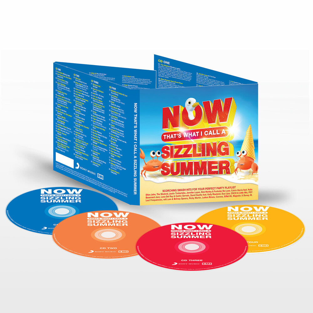 the album cover for Now That's What I Call A Sizzling Summer / Various - Now That's What I Call A Sizzling Summer / Various