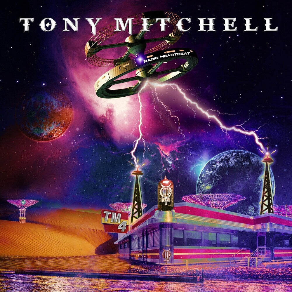the album cover for Tony Mitchell - Radio Heartbeat