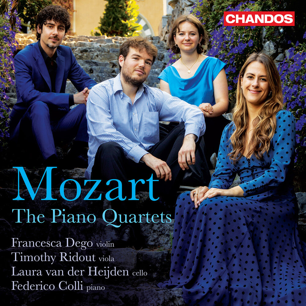 the album cover for Mozart / Dego / Ridou - Piano Quartets