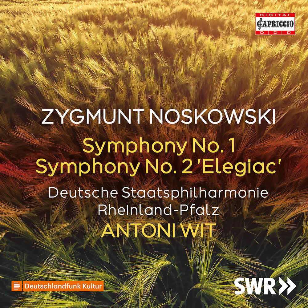 the album cover for Noskowski / Deutsche Staatsphilharmonie Rheinland - Symphonies Nos. 1 & 2 Elegiac