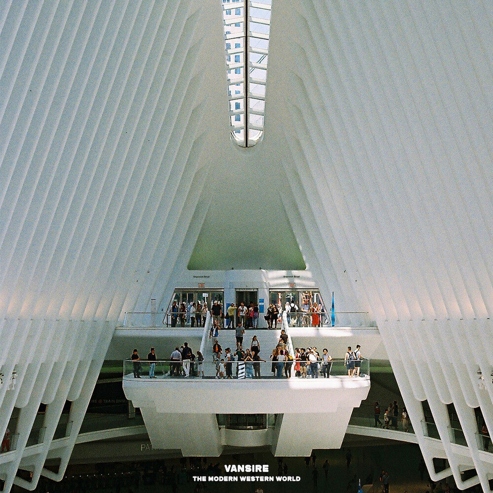 the album cover for Vansire - The Modern Western World