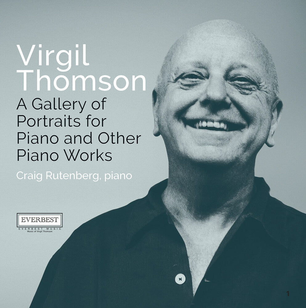 the album cover for Thomson / Rutenberg - Gallery Of Portraits For Piano & Other Piano Works
