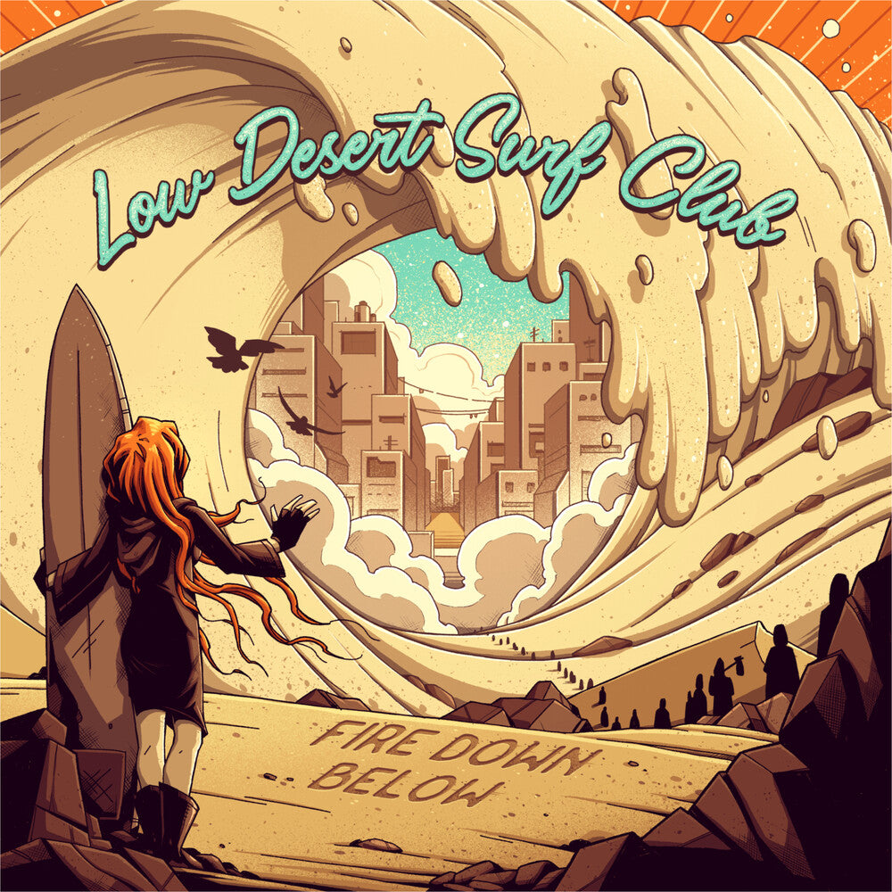 the album cover for Fire Down Below - Low Desert Surf Club