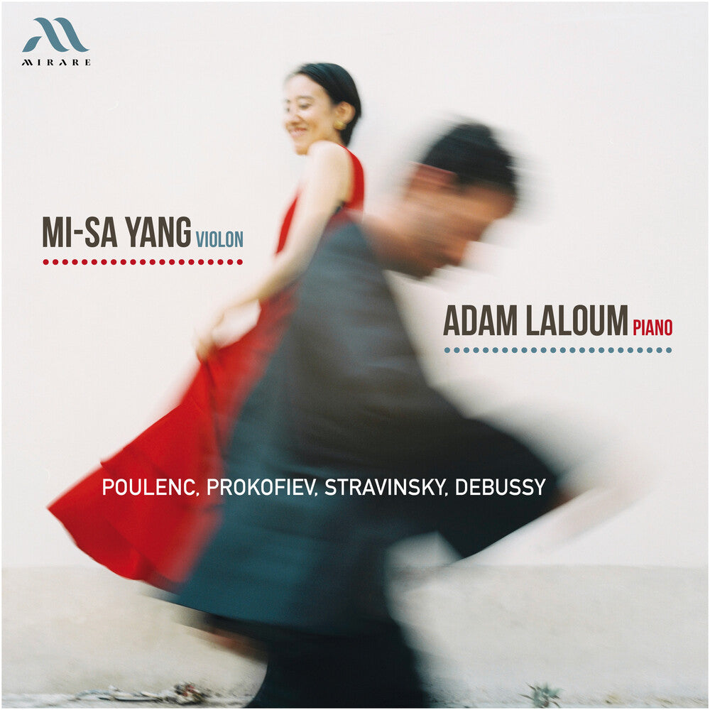the album cover for Mi Yang -Sa - Poulenc Prokofiev Stravinsky Debussy