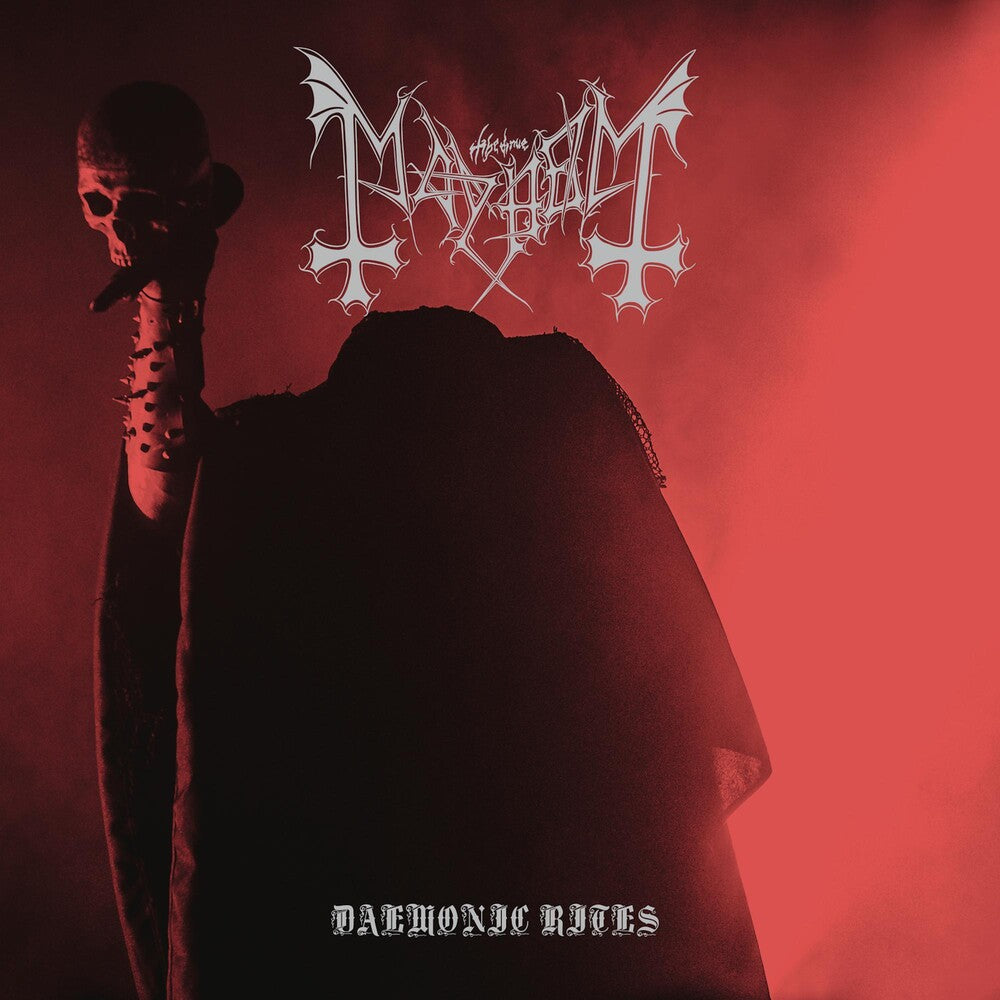 the album cover for Mayhem - Daemonic Rites