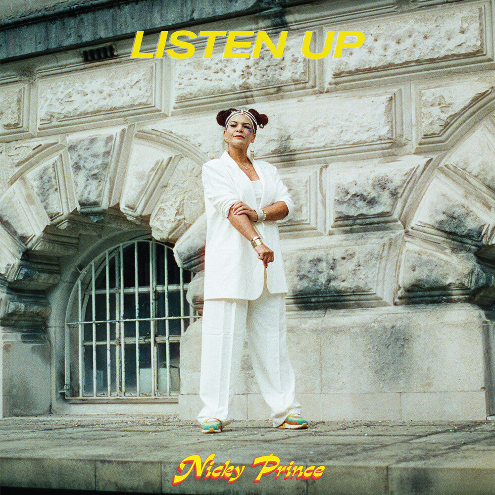 the album cover for Nicky Prince - Listen Up (Org)
