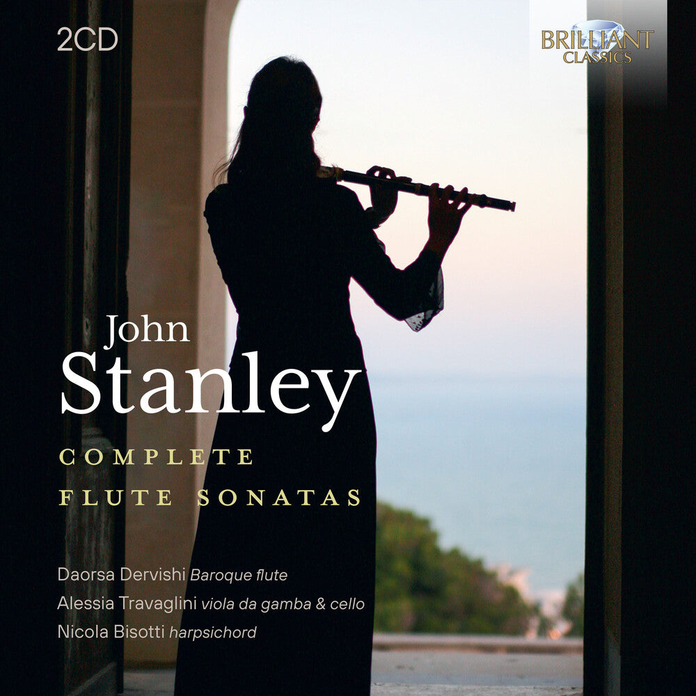 the album cover for Stanley / Dervishi / Bisotti - Complete Flute Sonatas