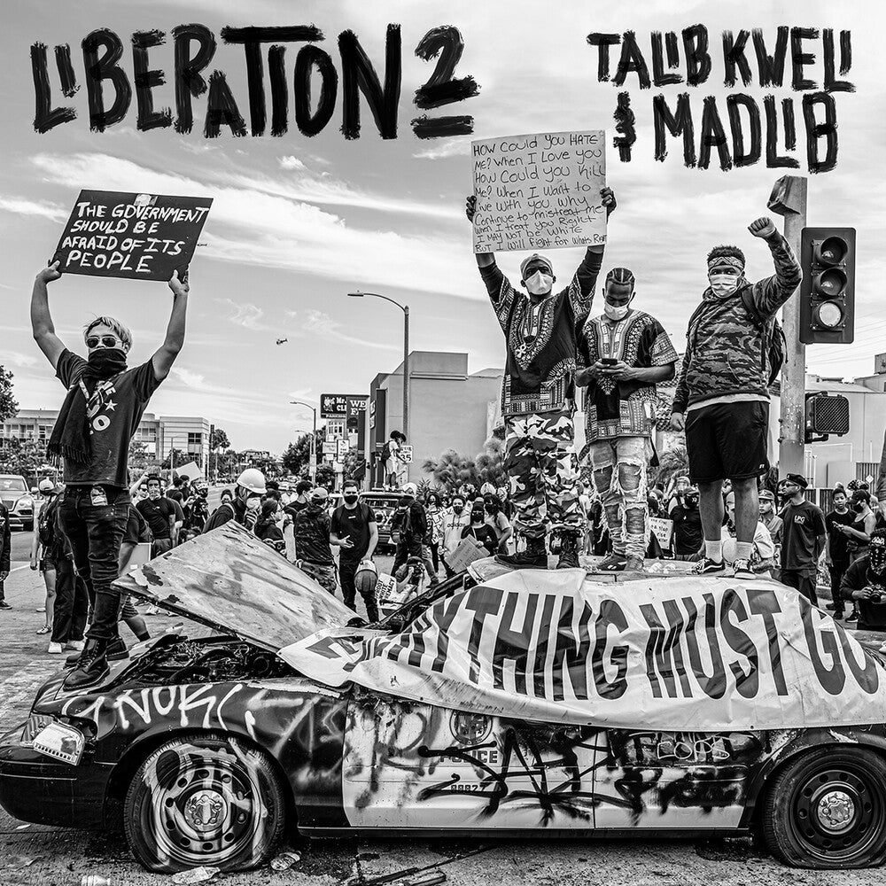 the album cover for Talib Kweli & Madlib - Liberation 2