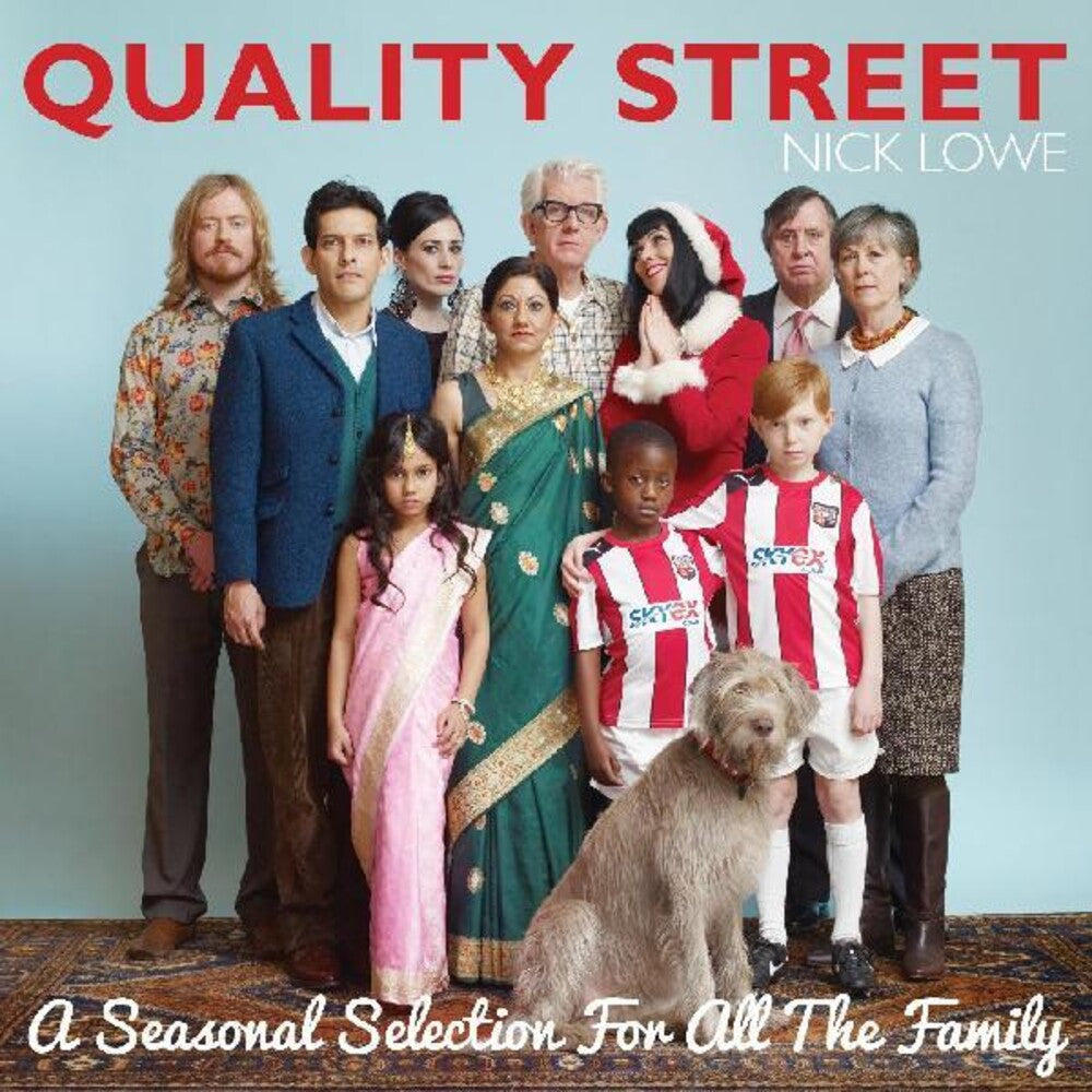 the album cover for Nick Lowe - Quality Street: Seasonal Selection For All Family