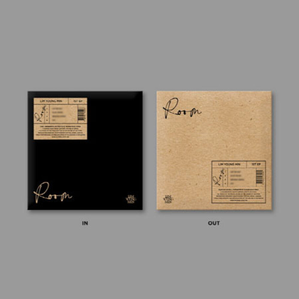 the album cover for LIM YOUNG MIN - Room (In Ver./ Out Ver.) (Post) (Pcrd) (Phob)