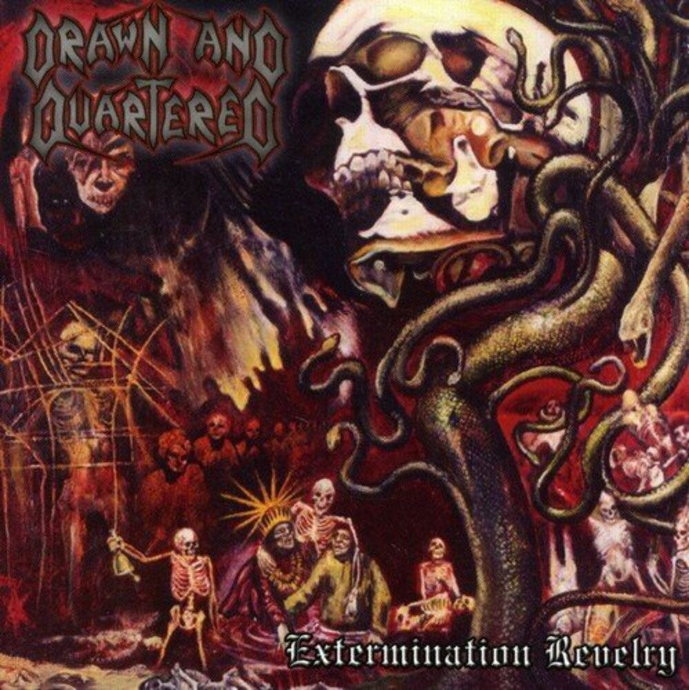 the album cover for Drawn & Quartered - Extermination Revelry