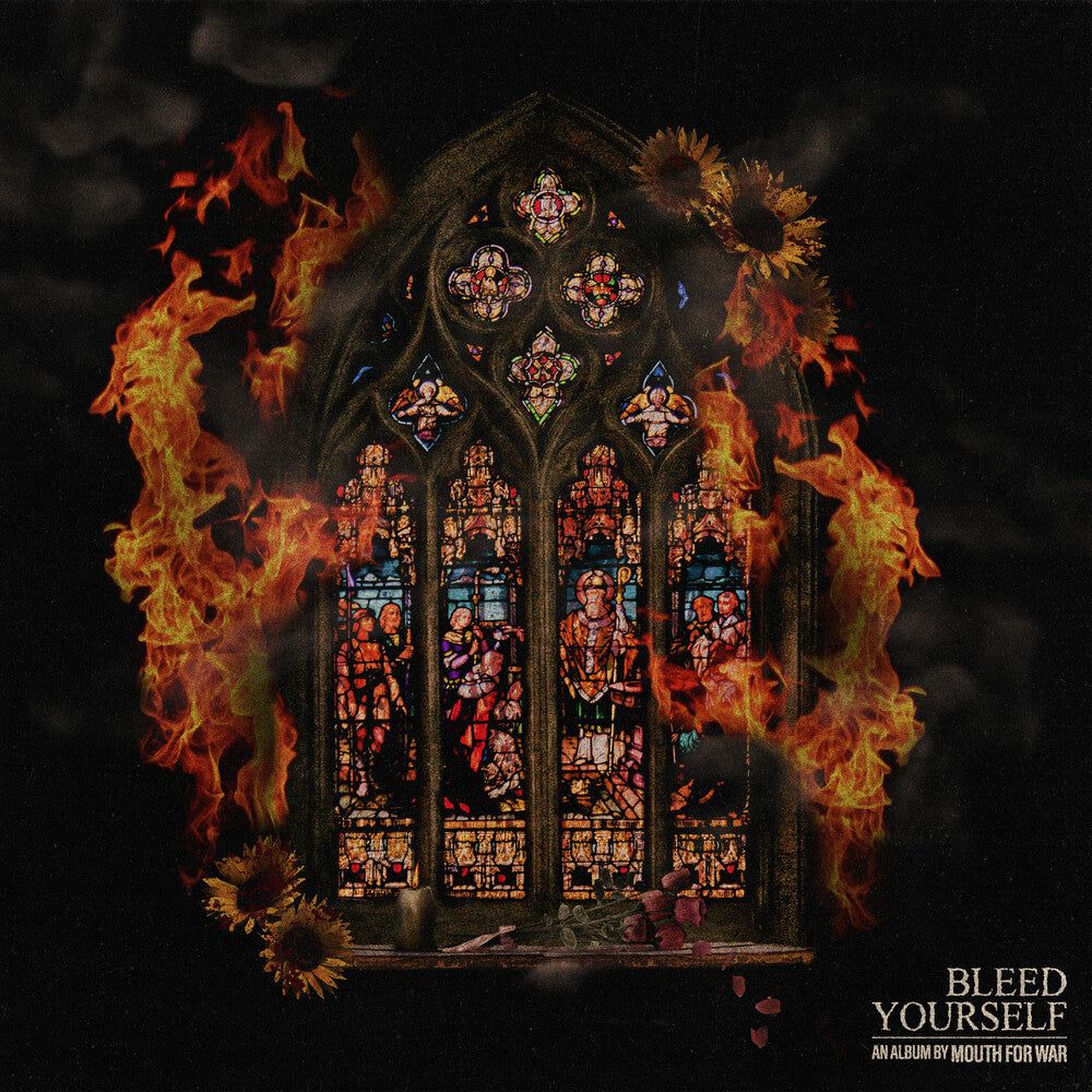 the album cover for Mouth For War - Bleed Yourself