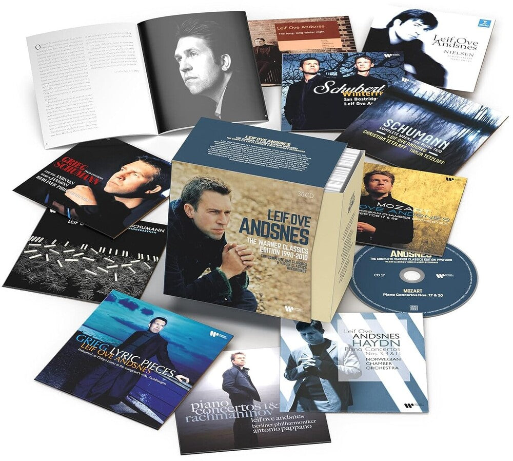 the album cover for Leif Andsnes Ove - The Complete Warner Classics Edition