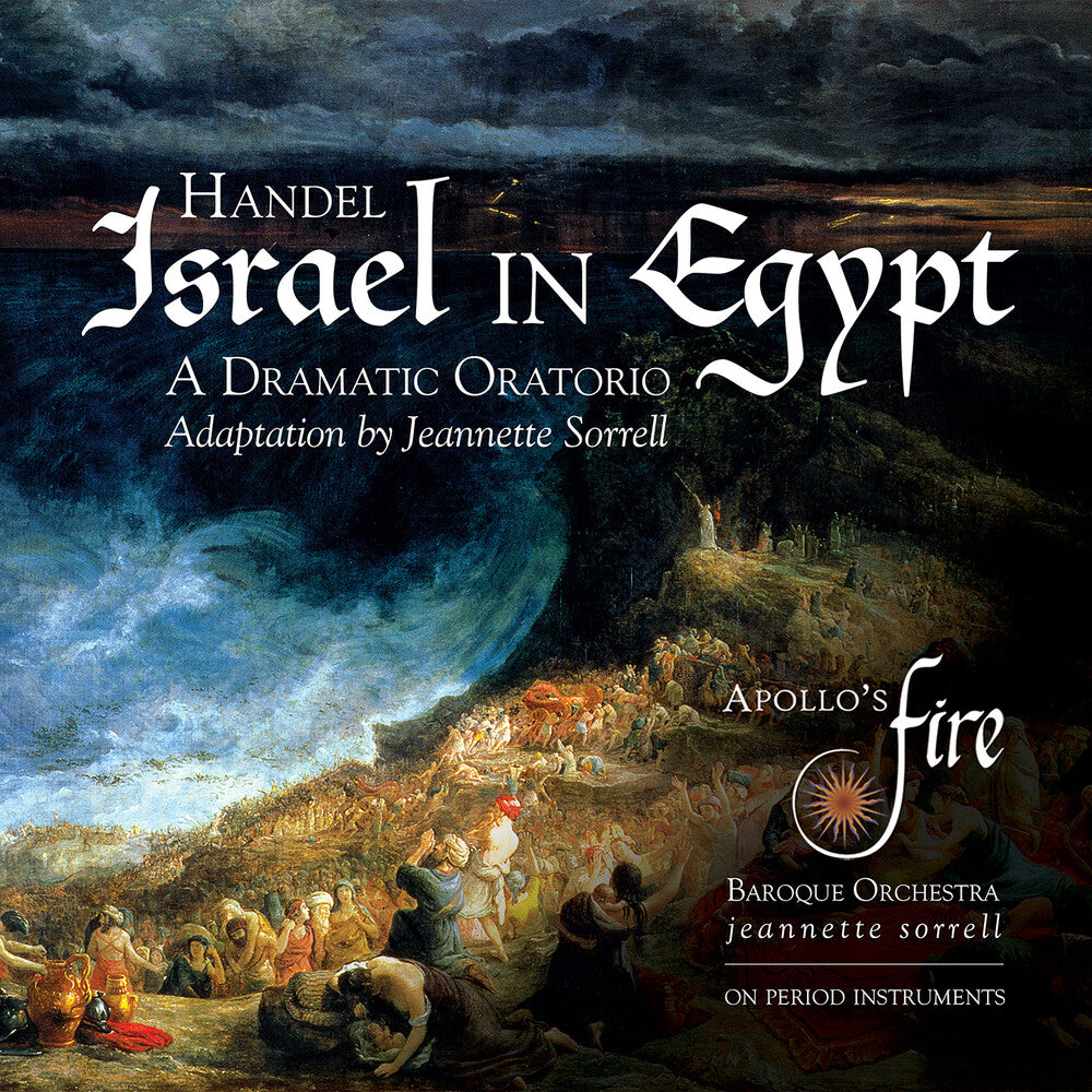 the album cover for Handel / Apollo's Fire - Israel In Egypt