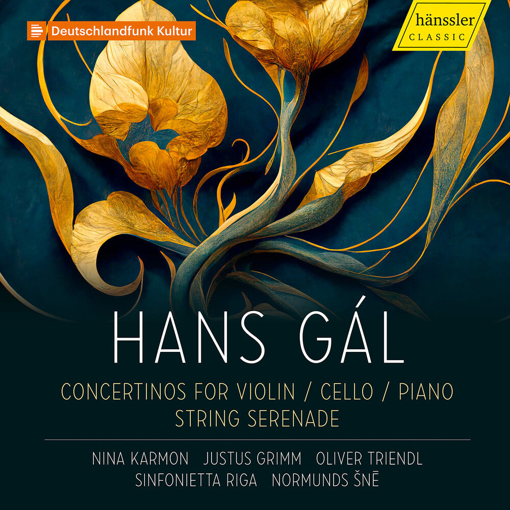 the album cover for Gal / Karmon / Grimm - Concertinos For Violin Cello Piano & String