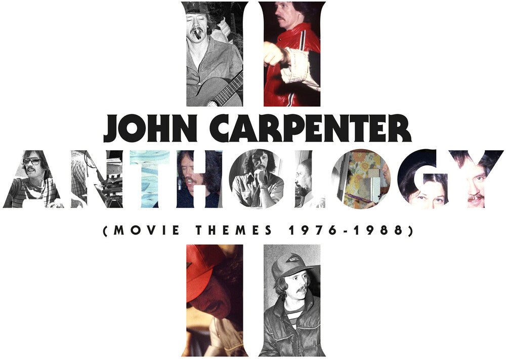 the album cover for John Carpenter, Cody Carpenter & Daniel Davies - Anthology II (Movie Themes 1976-1988)