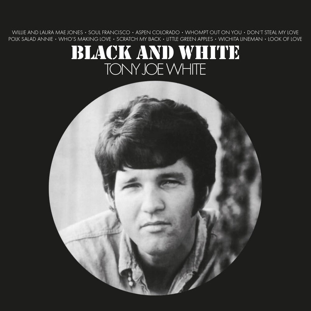 the album cover for Tony White Joe - Black & White (Hol)