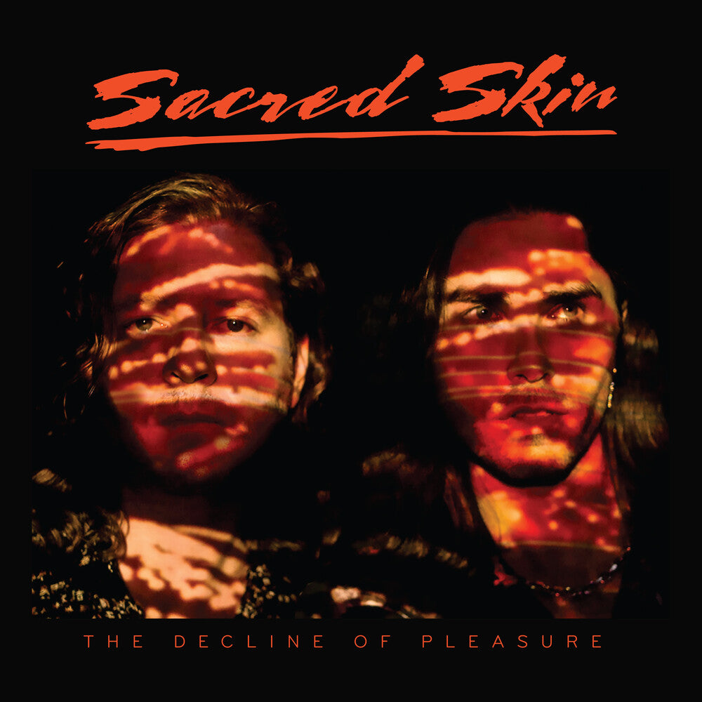 the album cover for Sacred Skin - The Decline Of Pleasure
