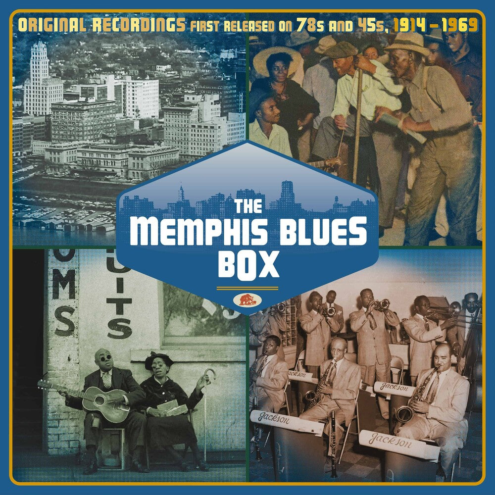 the album cover for Memphis Blues Box: Original Recordings First / Var - Memphis Blues Box: Original Recordings First / Var