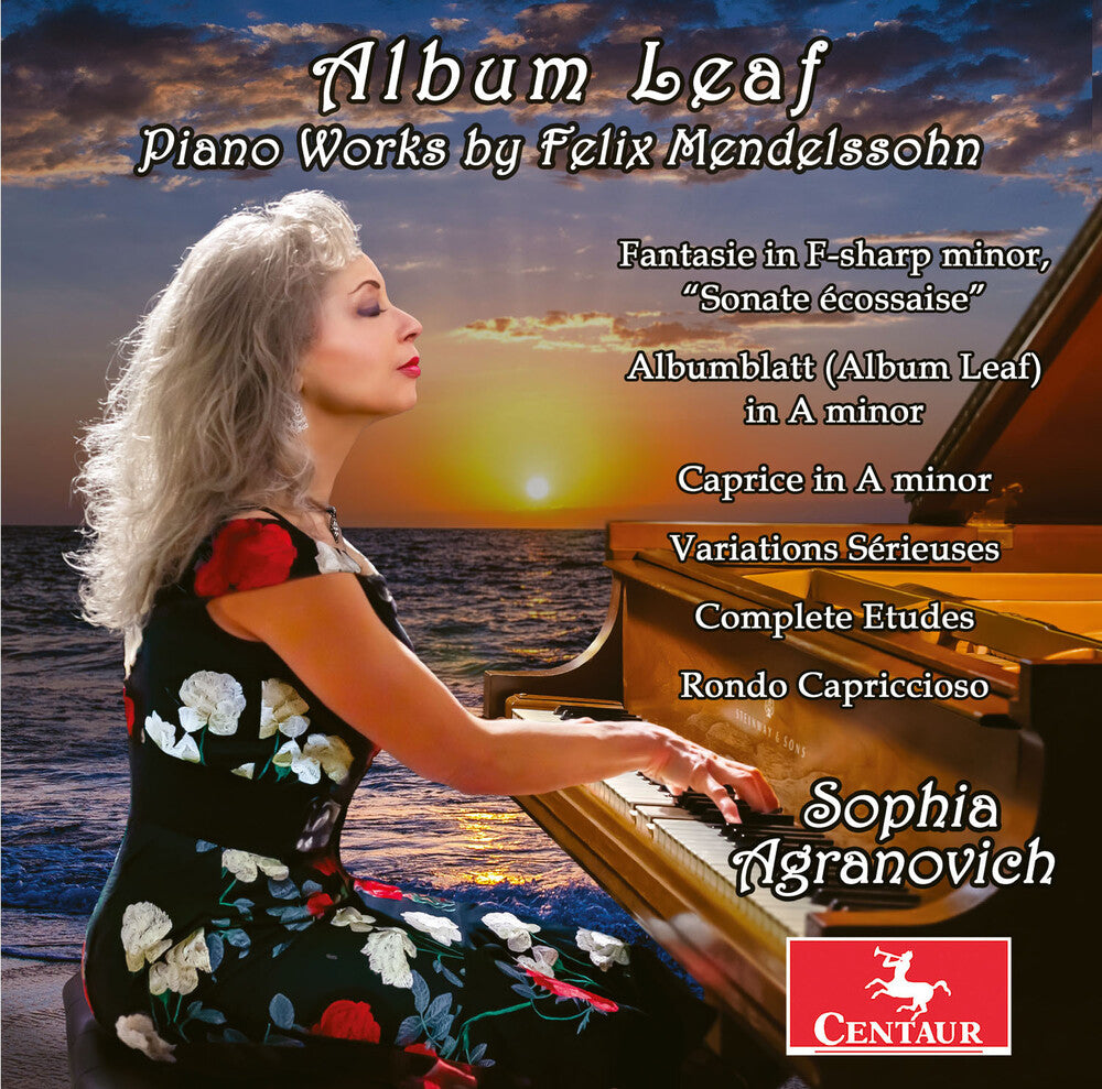 the album cover for Mendelssohn / Agranovich - Album Leaf
