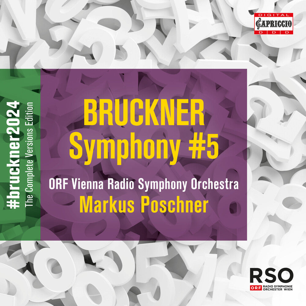 the album cover for Bruckner / Orf Vienna Radio Symphony Orchestra - Symphony No. 5