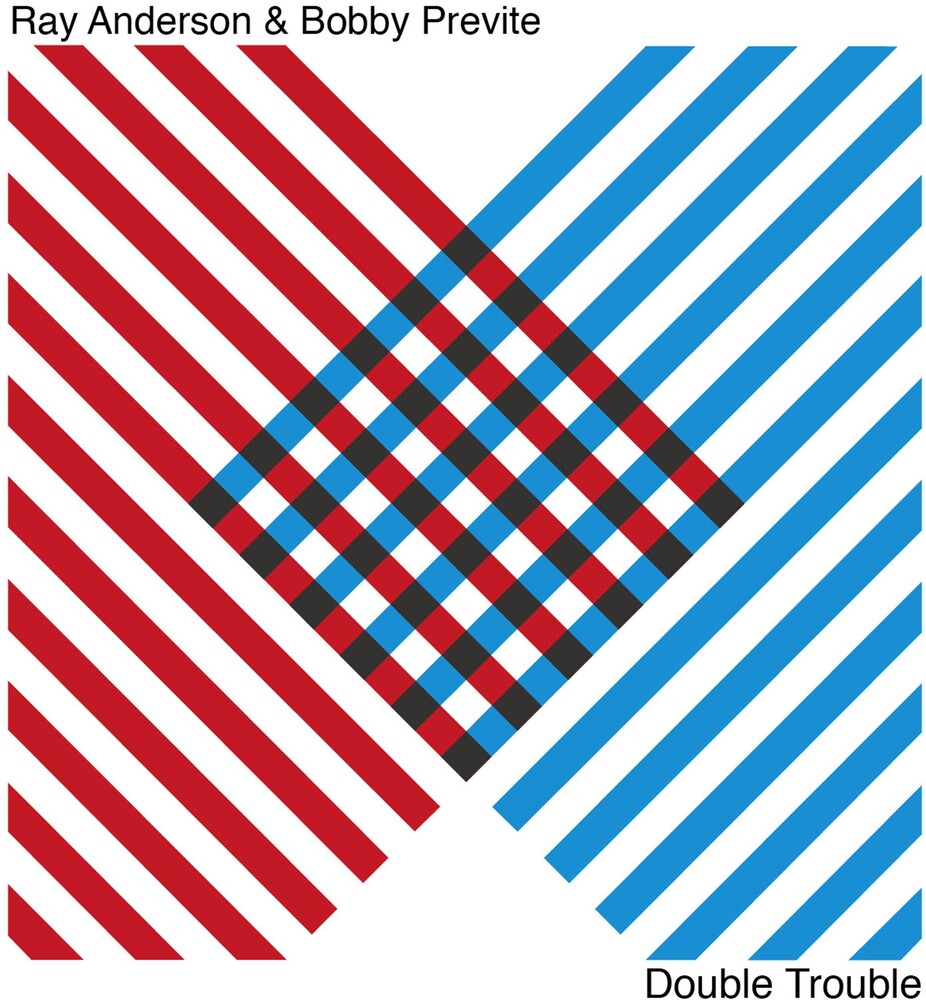 the album cover for Ray Anderson / Previte,Bobby - Double Trouble