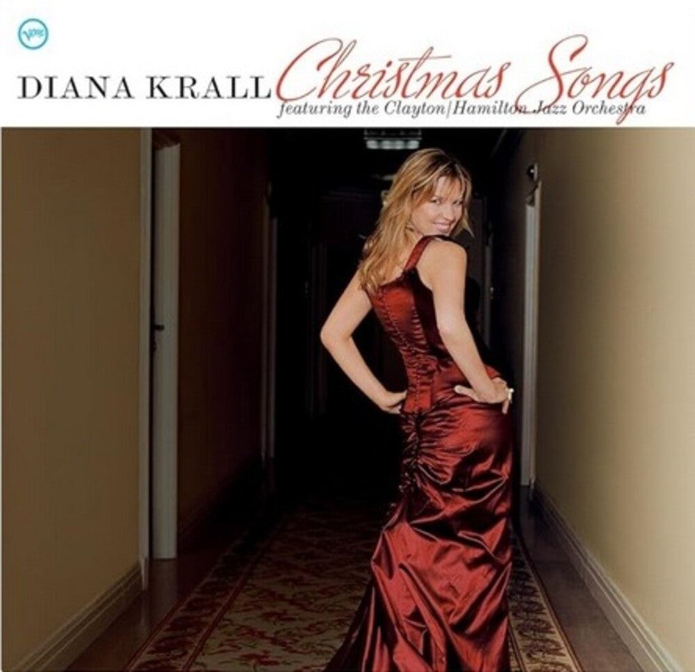 the album cover for Diana Krall / The Clayton Hamilton Jazz Orchestra - Christmas Songs
