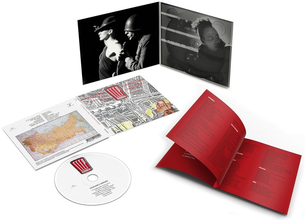 the album cover for Cccp - Fedeli Alla Linea - Socialismo E Barbarie (Ita)