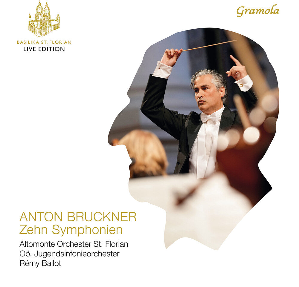 the album cover for Bruckner / Altomonte Orchester St. Florian - Zehn Symphonien