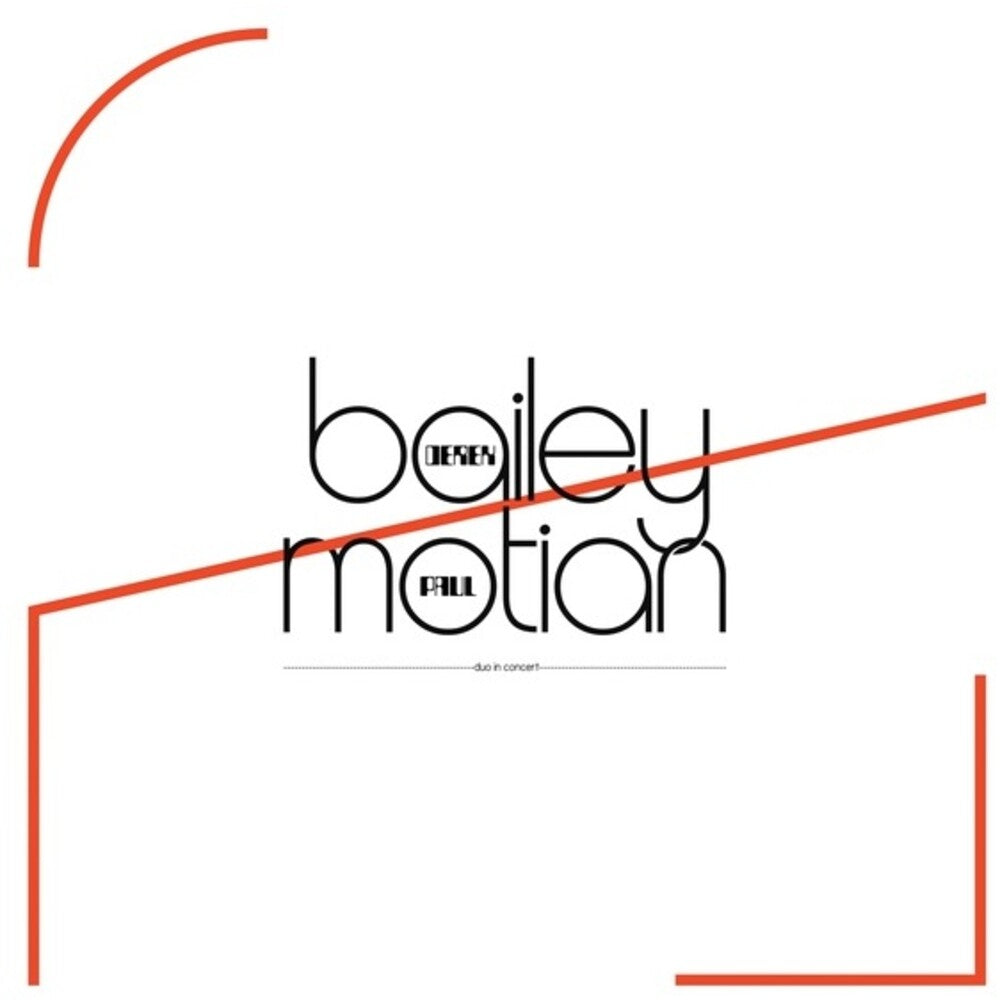 the album cover for Derek Bailey / Motian,Paul - Duo In Concert
