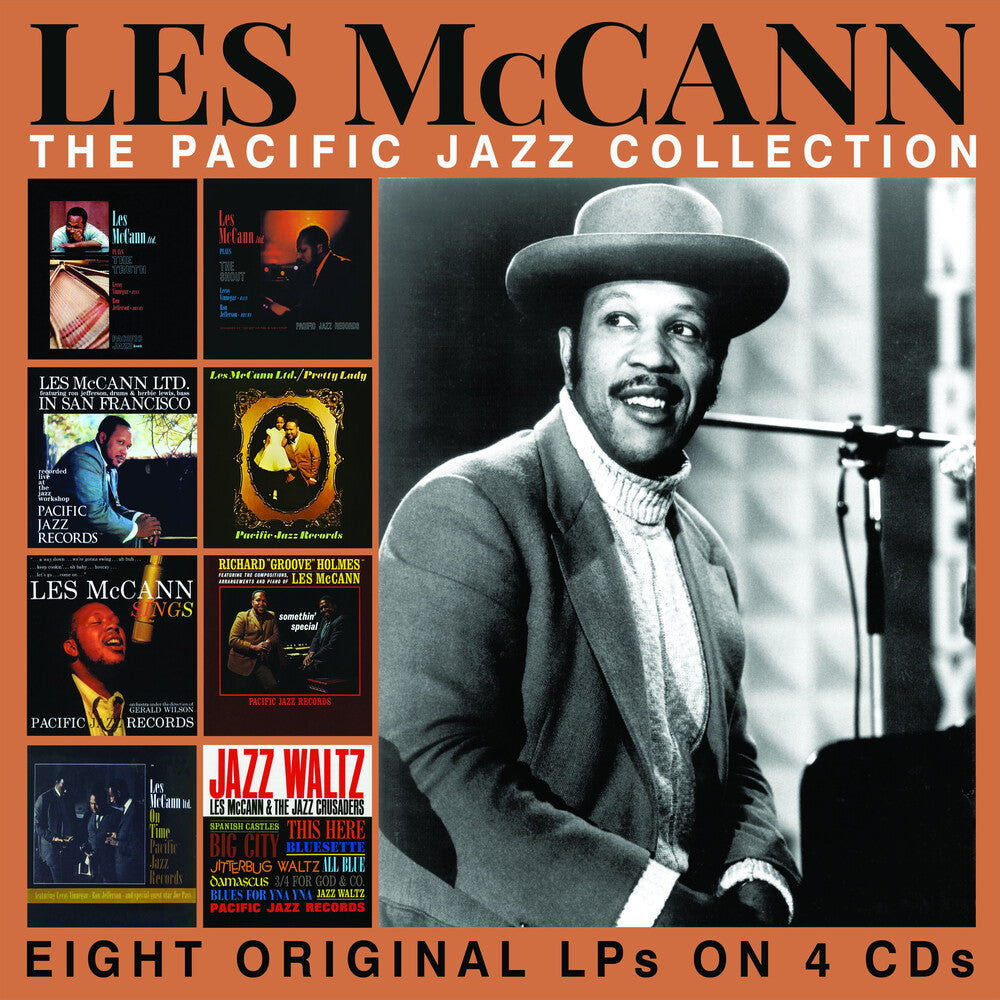 the album cover for Les McCann - Pacific Jazz Collection