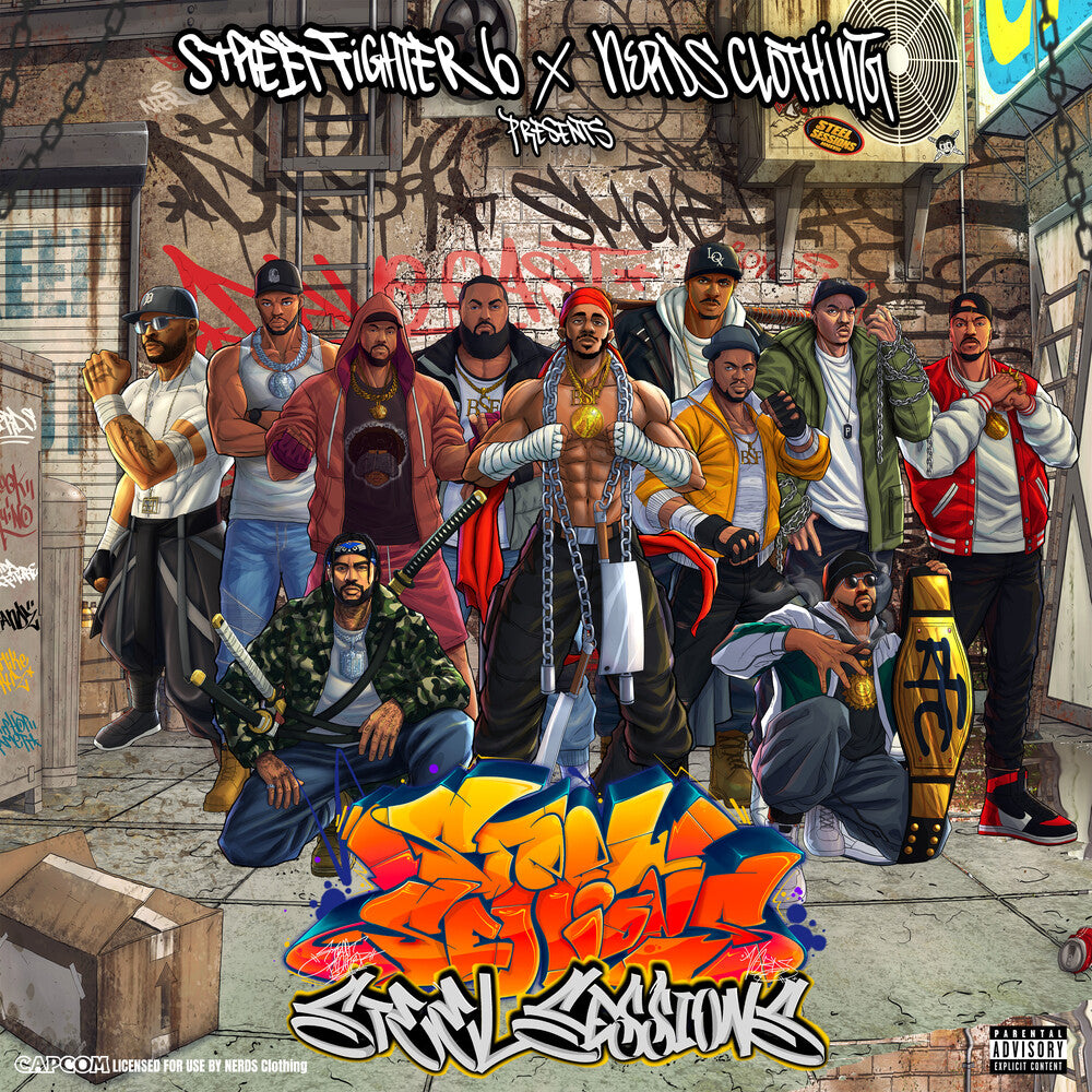 the album cover for Steel Sessions - Street Fighter 6 X Nerds Clothing (Mod)