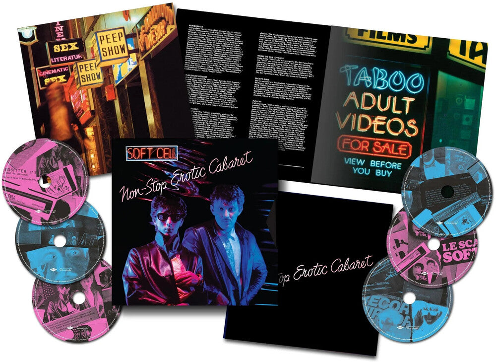the album cover for Soft Cell - Non-Stop Erotic Cabaret (Uk)