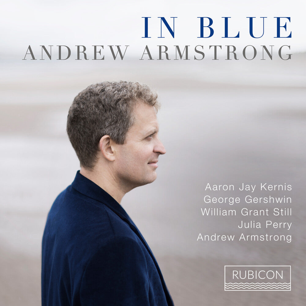 the album cover for Andrew Armstrong - In Blue