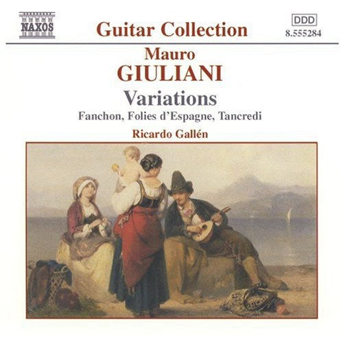 the album cover for Ricardo Gallen - Variations