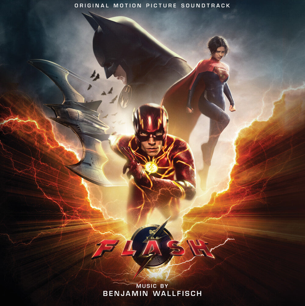 the album cover for Benjamin Wallfisch (Uk) - Flash - O.S.T. (Uk)