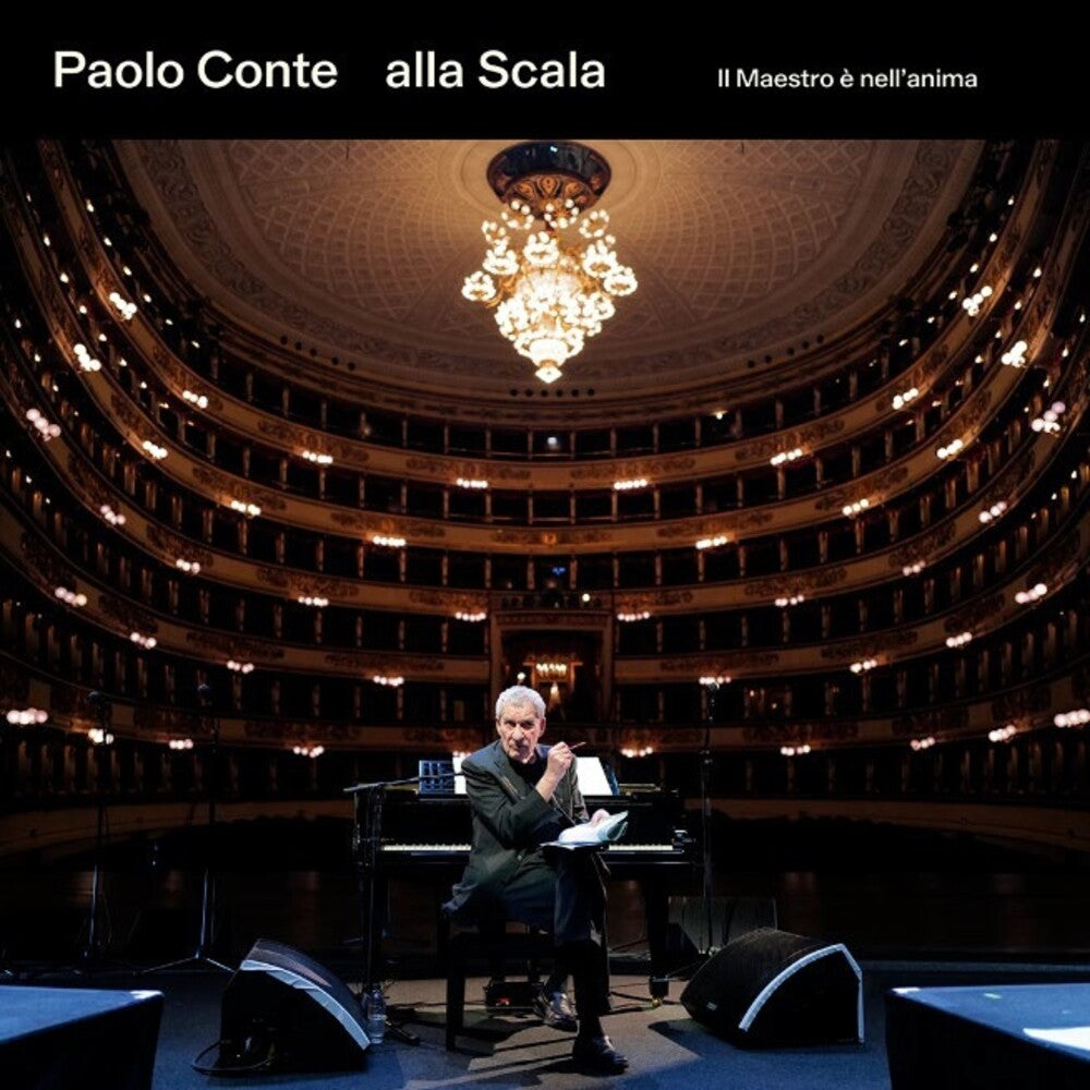 the album cover for Paolo Conte - Paolo Conte Alla Scala - Il Maestro E Nell'anima