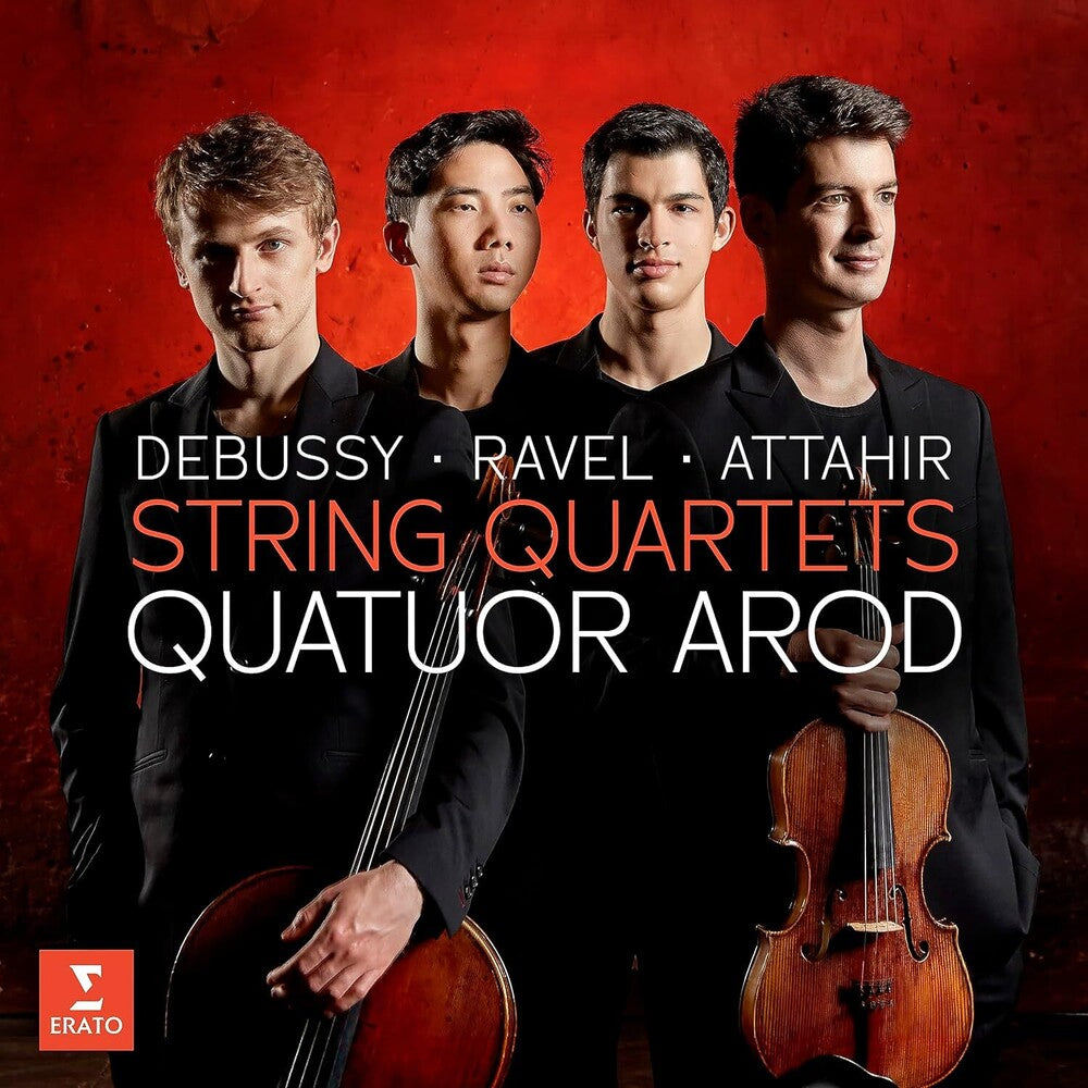the album cover for Debussy / Ravel / Quatuor Arod - Debussy / Ravel: Attahir String Quartets (Uk)