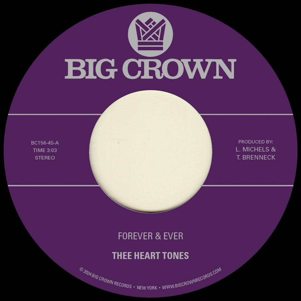 the album cover for Thee Heart Tones - Forever & Ever B/W Sabor A Mi