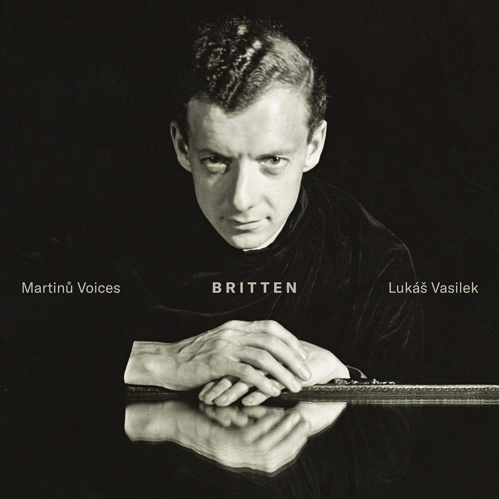 the album cover for Britten / Vasilek / Martinu Voices - Britten