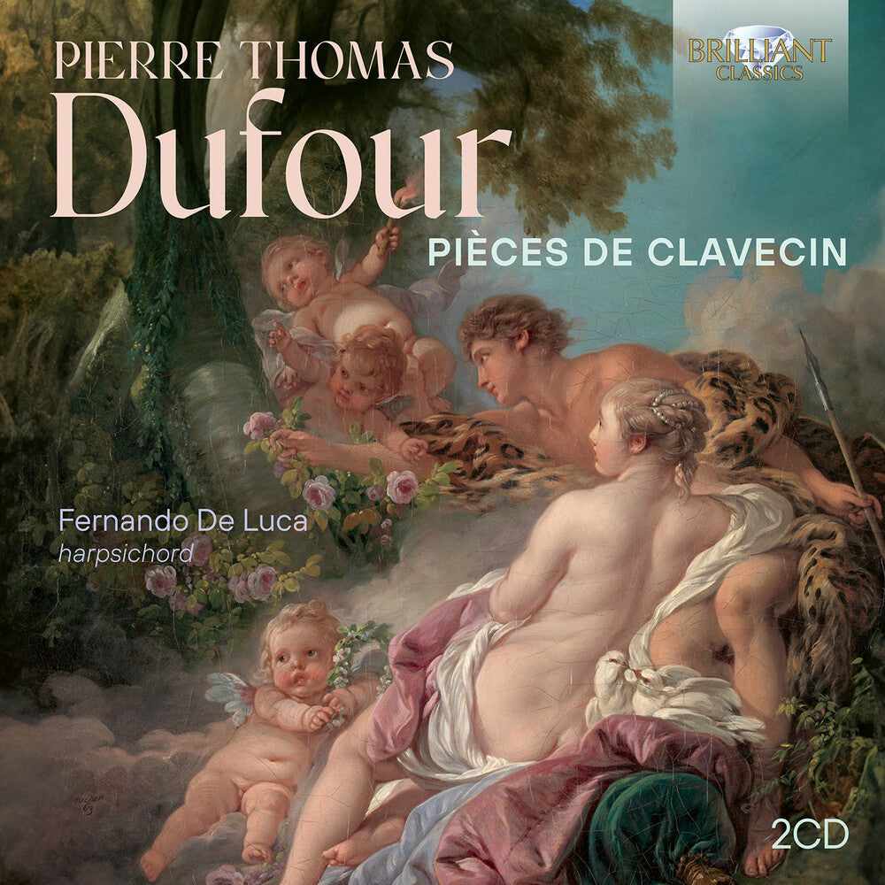 the album cover for Dufour / De Luca - Pieces De Clavecin