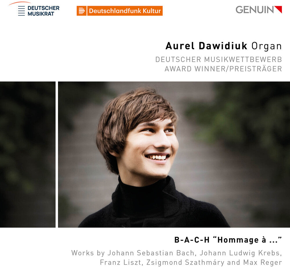 the album cover for J Bach .S. / Krebs / Dawidiuk - B-A-C-H Hommage A ...