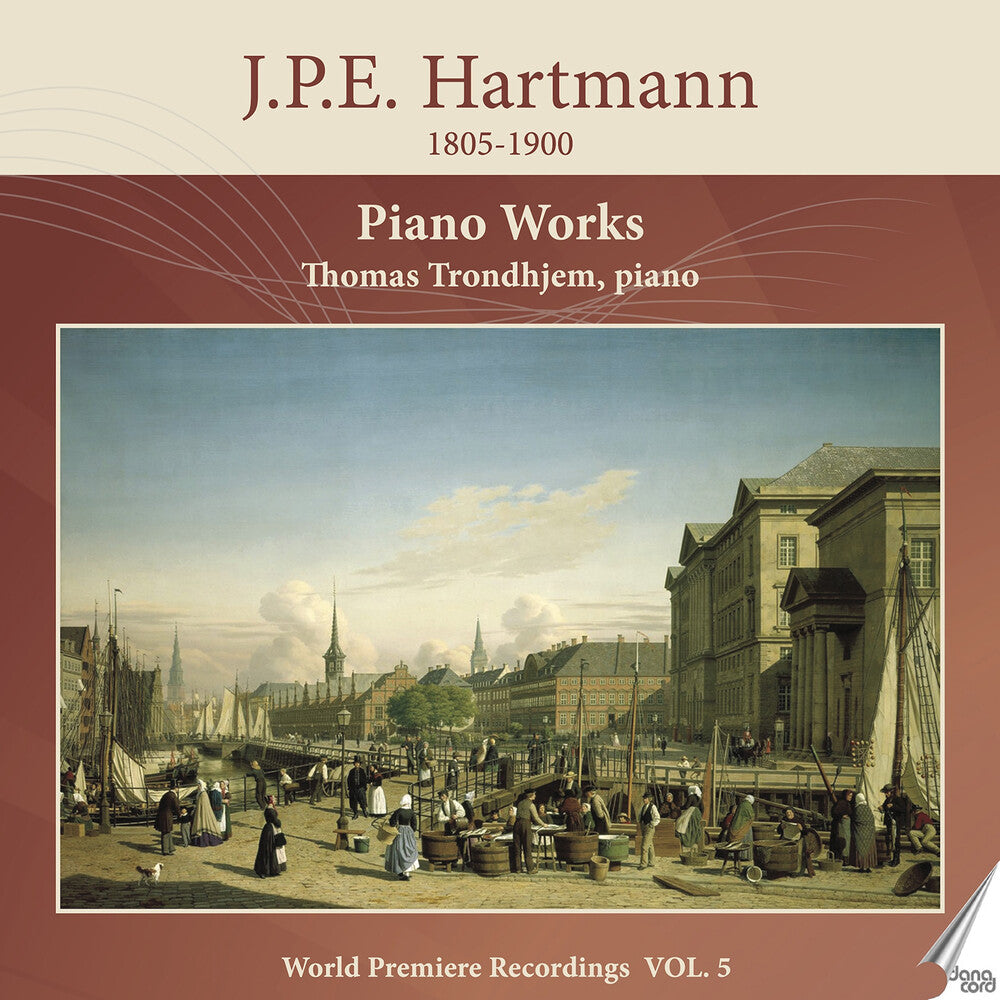 the album cover for Hartmann / Trondhjem - Piano Works, Vol. 5