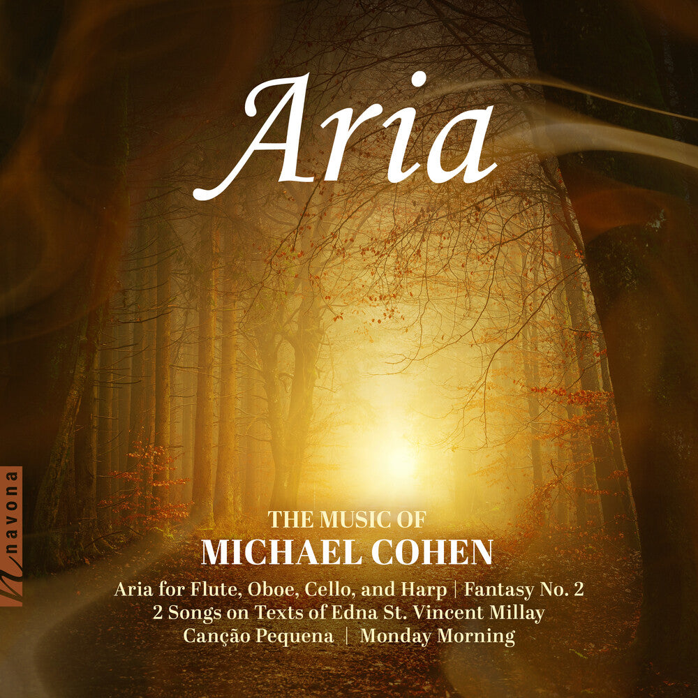 the album cover for Cohen / Gunn / Kislitsyna - Aria - The Music Of Michael Cohen