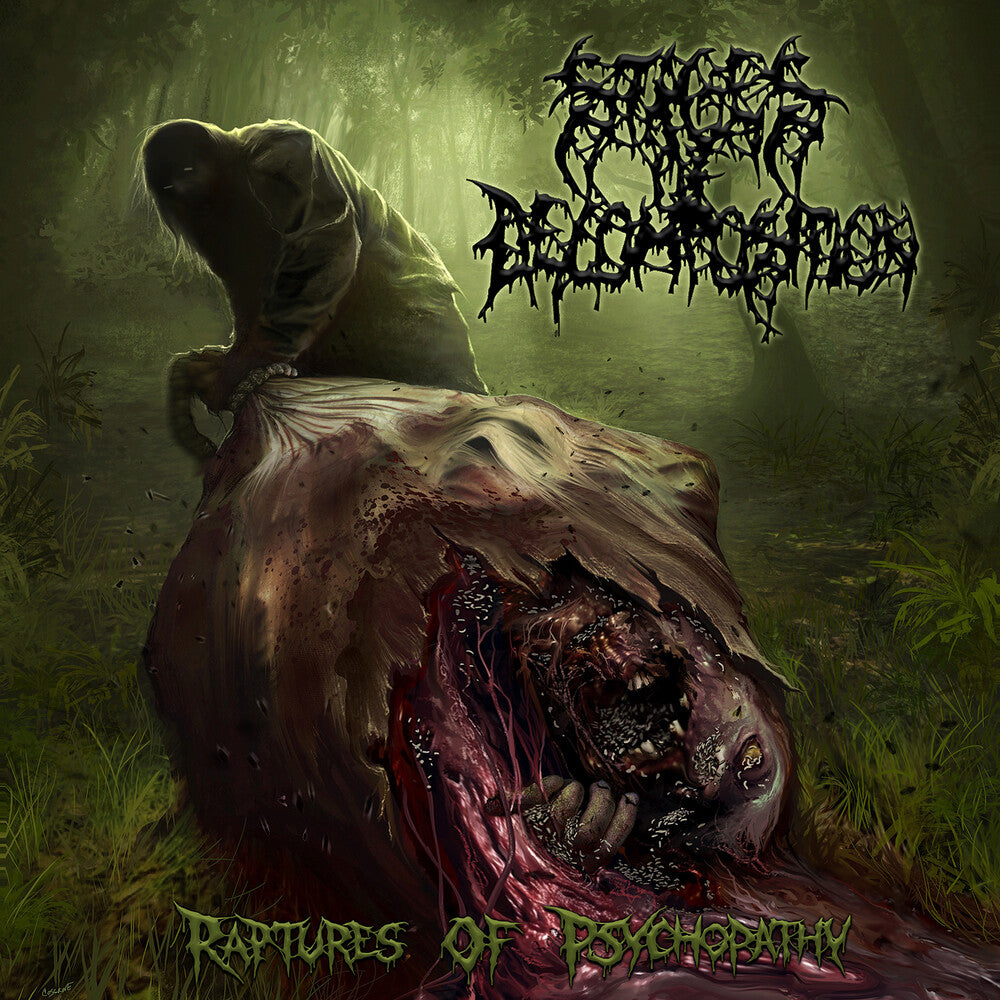 the album cover for Stages Of Decomposition - Raptures Of Psychopathy