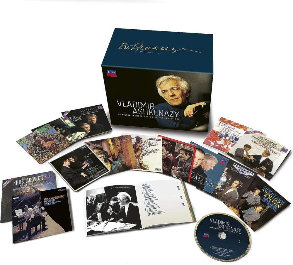 the album cover for VLADIMIR ASHKENAZY - Complete Chamber Music & Lieder Recordings (Uk)
