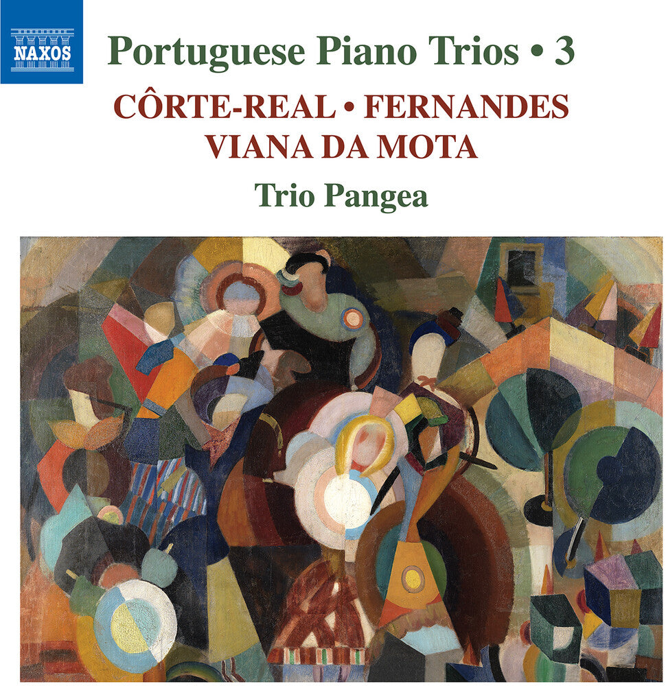 the album cover for Fernandes / Corte-Real / Trio Pangea - Portuguese Piano Trios, Vol. 3