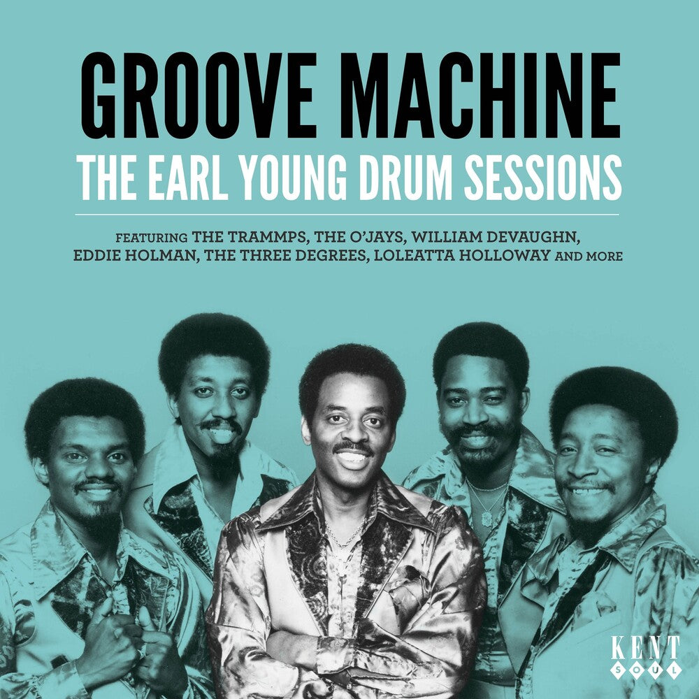 the album cover for Groove Machine: Earl Young Drum Sessions / Various - Groove Machine: Earl Young Drum Sessions / Various